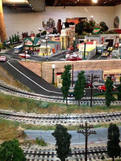 Photograph from The First Michigan Layout photographed November 2012