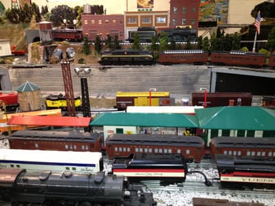 Photograph from The First Michigan Layout photographed November 2012