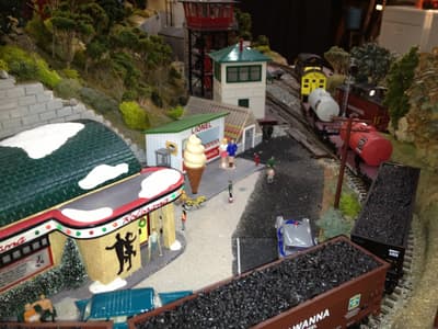 Photograph from The First Michigan Layout photographed November 2012