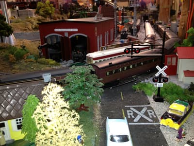 Photograph from The First Michigan Layout photographed November 2012