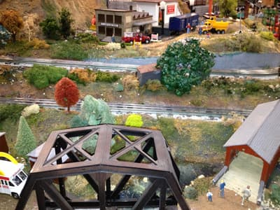 Photograph from The First Michigan Layout photographed November 2012