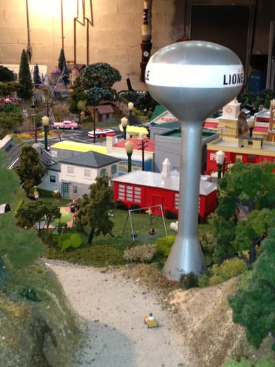 Photograph from The First Michigan Layout photographed November 2012