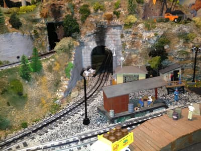 Photograph from The First Michigan Layout photographed November 2012