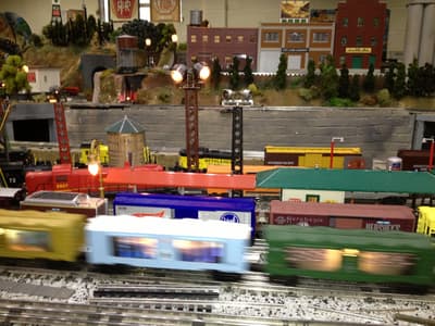 Photograph from The First Michigan Layout photographed December 2012