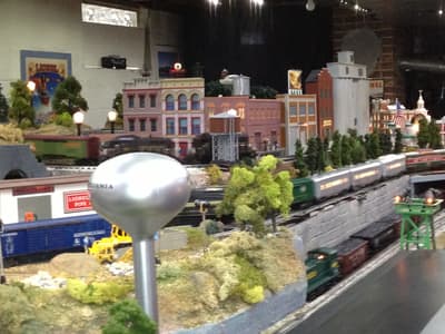 Photograph from The First Michigan Layout photographed December 2012